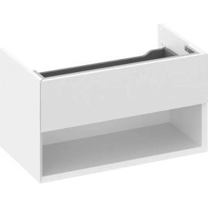 RAVAK Lite - Шкаф за мивка 80x45x43 см, 1 чекмедже, бял гланц X000001861 (X000001861)