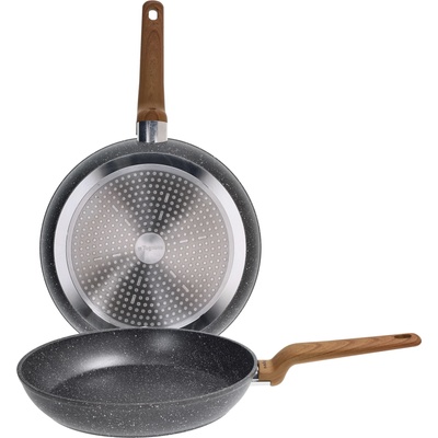 Tognana Комплект 2 тигана forged wild stone, 24 & 28 см, сиви (yn79132wilda)