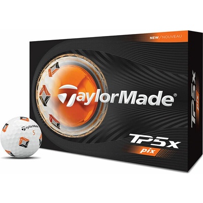 TaylorMade TP5x pix 3.0 bílé 12 ks