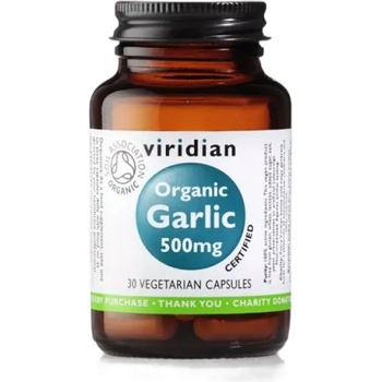 Image 1 of Viridian Organic Garlic 500 mg [30 капсули]