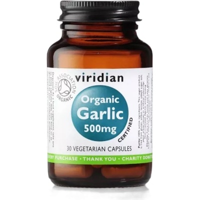 Viridian Organic Garlic 500 mg [30 капсули]