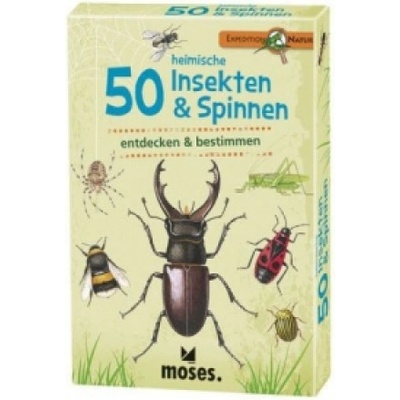 moses. Verlag 50 heimische Insekten & Spinnen entdecken & bestimmen, 50 Ktn. | Carola von Kessel, Thomas Müller, Thomas Müller