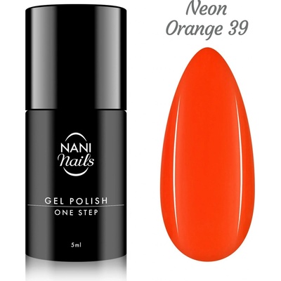 NANI Gél lak One Step Lux Neon Orange 5 ml