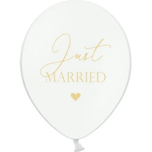 PartyDeco Балон от латекс - Just Married