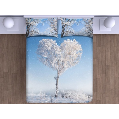 Gipetex Natural Dream 3D talianská obliečka bavlna Love tree 200x220 2x70x90