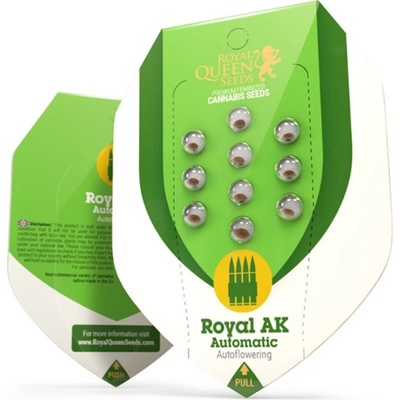 Royal Queen Seeds Royal AK AUTO semienka neobsahujú THC 10 ks