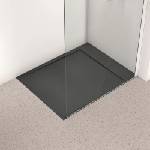 Ideal Standard i. life Ultra Flat S правоъгълно душ корито, наситено черно, 100x80 см (T5223FV)