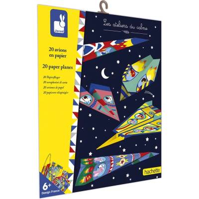 Janod Творчески комплект Janod - Хартиени самолети (J07940)