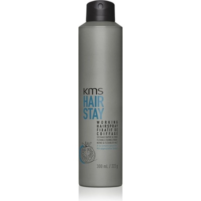KMS Hair Stay Working Hairspray лак за коса за коса, изложена на високи температури 300ml