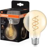OSRAM LED крушка Osram Vintage 1906 Globe 80 60 Spiral Filament DIM 922 Gold, E27, 8W, 806lm, 2200K (AC58088)