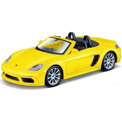 Maisto Porsche 718 Boxster Žluté 1:32/44