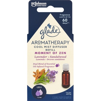 Glade Aromatherapy Cool Mist Diffuser Moment of Zen náplň 17,4 ml
