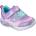 Skechers Маратонки Skechers Kids' Leather Light Up Trainers - Purple/Multi