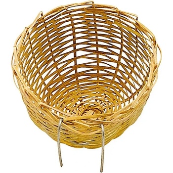 Ferplast Wicker nest -Плетено гнездо за канарчета, екзотични и малки птици, ø 8, 6 x 5 см