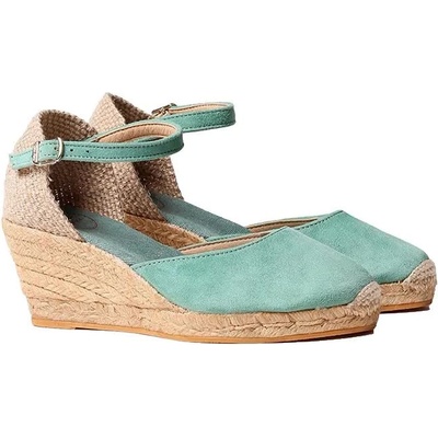 TONI PONS Lloret-5 Wedge Espadrilles - Green / Blue (Mint)
