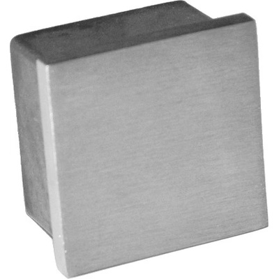 Ukončenie na jokel 40x40mm, brúsená nerez AISI304