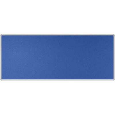 VMS VISION Stolový paraván EKONOMIK ekoTAB oblý roh 160 x 65 cm tmavo modrý