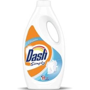 Dash Simply Течен перилен препарат 1.210л 22пр - Classic (2130)