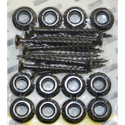 Vruty do kování DOMAX, 5x50 TORX T25, zinkované, černé 12ks v blistru – Hledejceny.cz