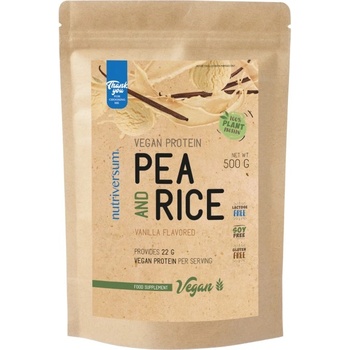 Nutriversum Vegan Pro | Pea and Rice Protein [500 грама] Ванилия