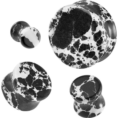 Šperky4U mramorovaný plug do ucha PL01279-06