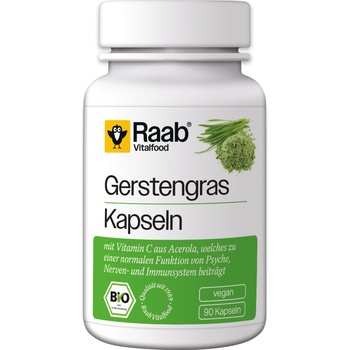 Raab Vitalfood Ечемична трева Био - 90 капсули