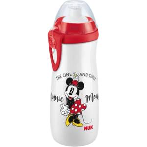 Nuk Шише NUK - Sports cup, Mickey, 450 ml, 24+ месеца, бяло с червено (10255413-червено)
