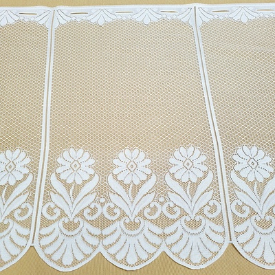 Vitrážová záclona DN 112 KVETENKY 45 cm