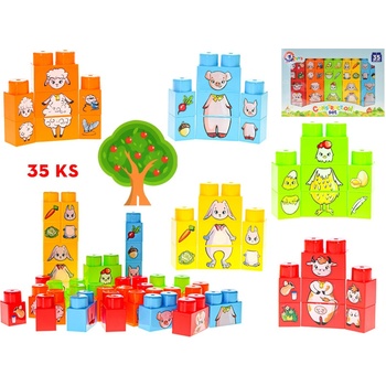 Teddies Stavebnice zvířátka