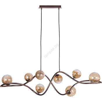 Onli - Пендел FRIDA 8xG9/10W/230V меден (OL0486)