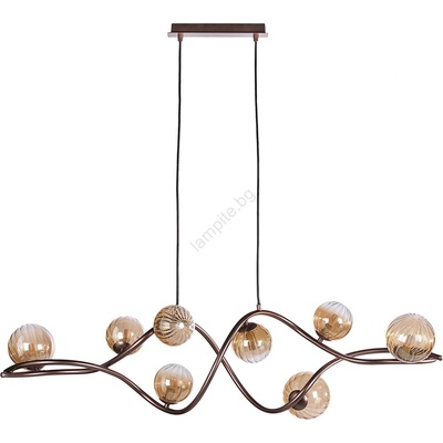 Onli - Пендел FRIDA 8xG9/10W/230V меден (OL0486)