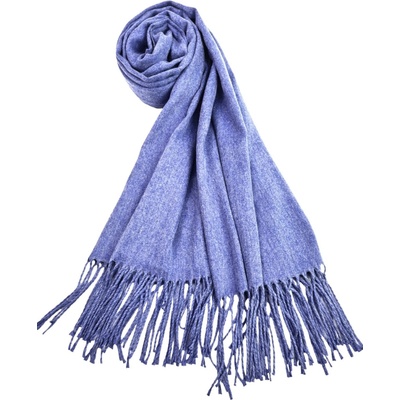 Classic Scarf modrá melírovaná pánská šála