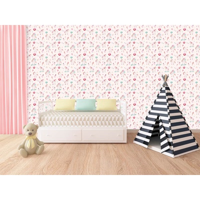 DIMEX ART Луксозна флизелинова тапета розови еднорози