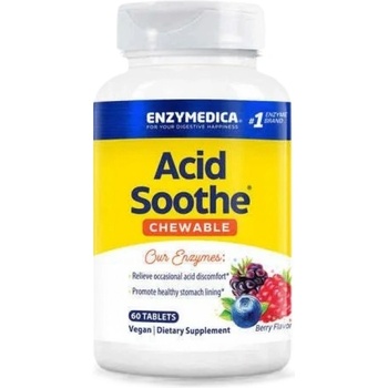 Image 1 of Enzymedica Acid Soothe Chewable [60 Дъвчащи таблетки] Горски плодове