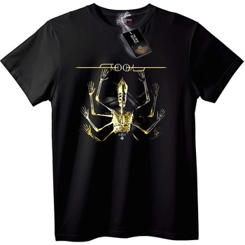 NOONEBRAND Тениска с Многорък Скелет - M, Black