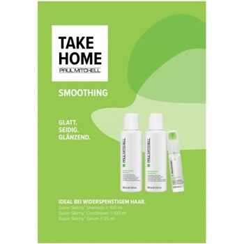 Paul Mitchell Smoothing Take Home šampon 100 ml + kondicionér 100 ml + sérum 25 ml darčeková sada