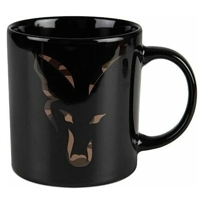 FOX Hrčnek Black And Camo Head Ceramic Mug 350 ml