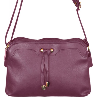 Nicole brown crossbody kabelka JBFB 2578 B WINE