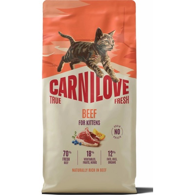 CARNILOVE TRUE FRESH Cat Dry Beef for Kittens 6 kg