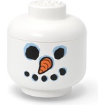 LEGO® Бяла пластмасова детска кутия за съхранение ø 24x27 cm Head Snowman L - LEGO® (40320823)