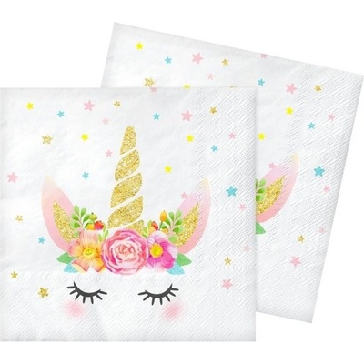 Godan Jednorožec Party - ubrousky papírové 33 x 33 cm 20 ks – Zboží Dáma