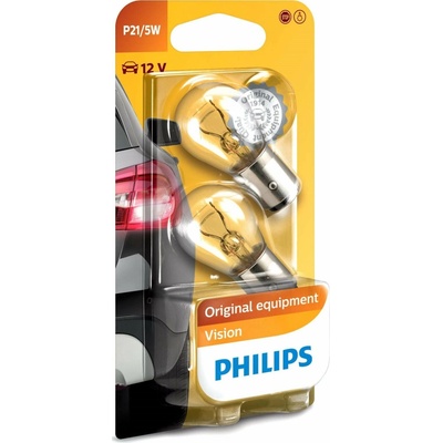 Philips Vision P21/5W BAY15d 12V 21/5W 12499B2 2 ks