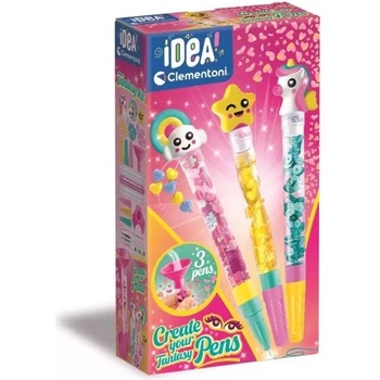 Clementoni Клементони: Идея! комплект за създаване на химикалки, малък - Фантазия (18831)