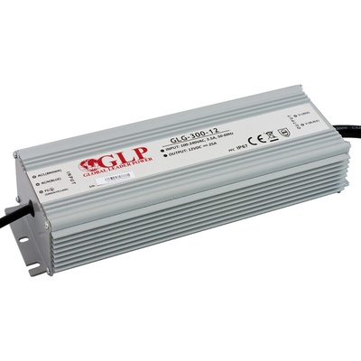 MI6, 300W Profesionální napájecí zdroj, GLG-300-12A, 12V, 25A, IP67