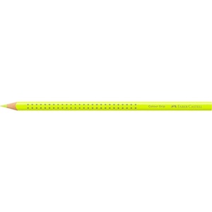 Faber-Castell Grip триъгълен неоновожълт цветен молив FC112402 (FC112402)
