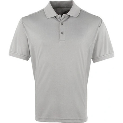 Premier Workwear pánske polo tričko PR615 silver