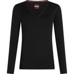 Icebreaker Дамско мериносово термобельо Icebreaker Women's Merino 260 Oasis L/S V Neck Merino base layer - Black (115-2829-0114)