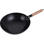 Kinghoff Уок тиган Kinghoff KH 1983, 30 см, Мраморно покритие, Индукция, Черен