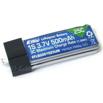 E-Flite LiPo 3.7 V 500 mAh 25C UMX