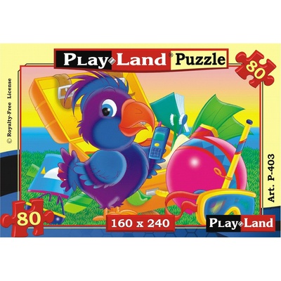 Play Land Пъзел Петел с телефон 80 елемента